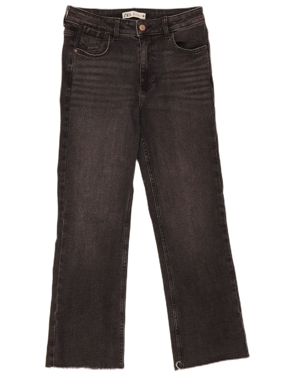 Женские прямые джинсы Zara EU 36 XS W26 L27, серый хлопок