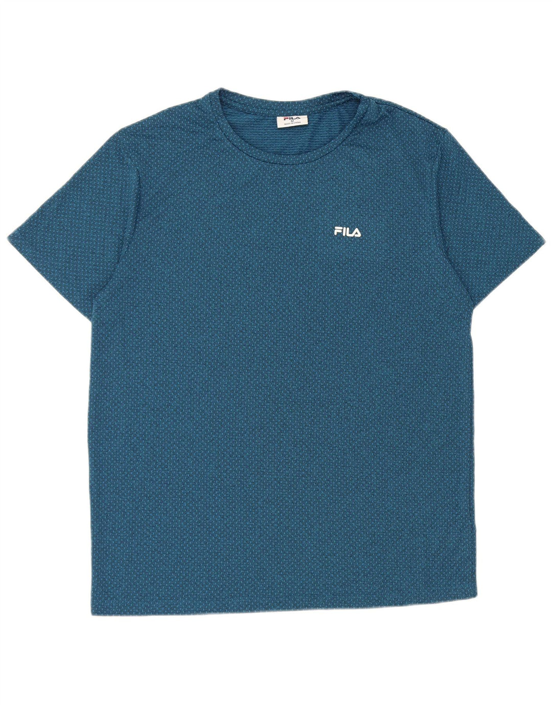 Мужская футболка Fila Top Medium Blue Spotted Polyester