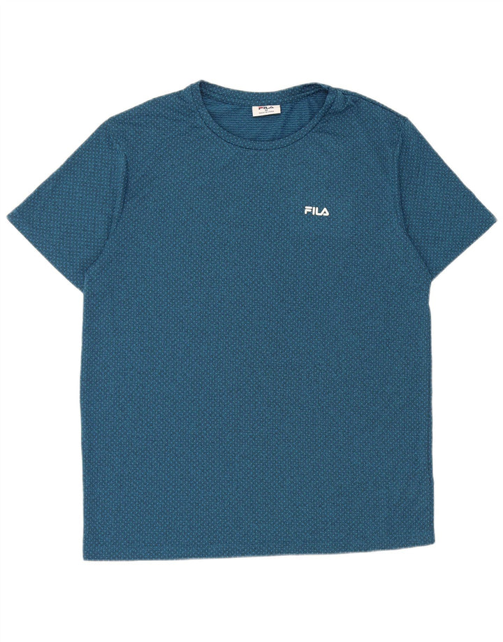 Мужская футболка Fila Top Medium Blue Spotted Polyester