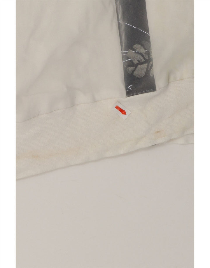 DIESEL Boys Graphic Tracksuit Top Jacket 15-16 Years White Polyester