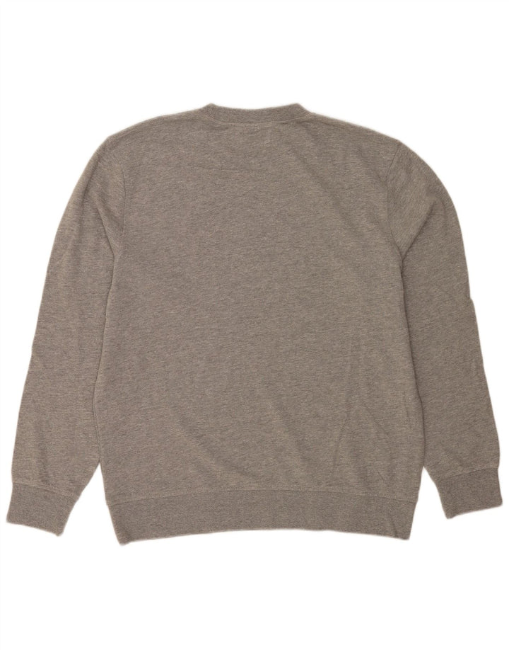 Мужской свитшот Jack & Jones XL, серый хлопок