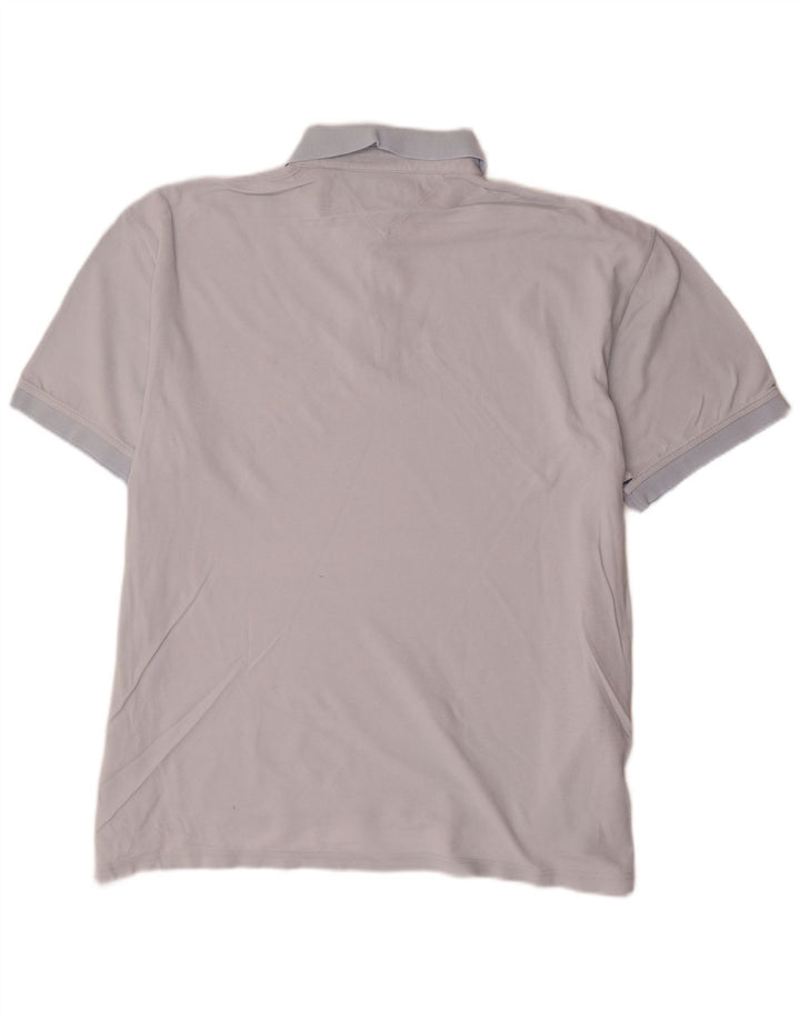 Мужская рубашка-поло Tommy Hilfiger XL, синяя, хлопок