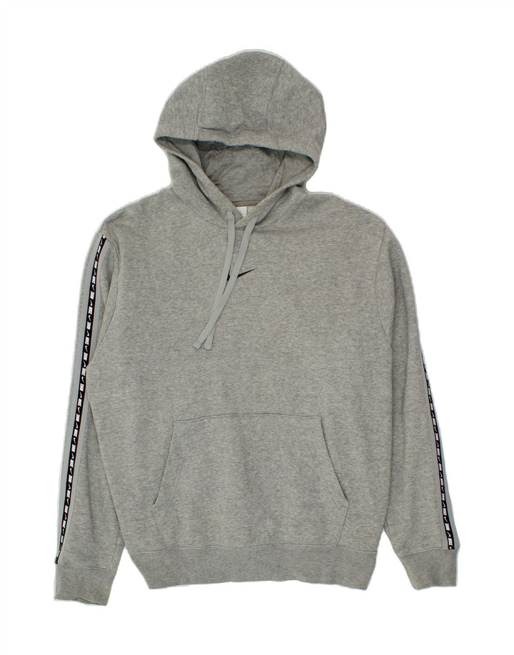 NIKE Mens Graphic Hoodie Jumper Medium Grey Cotton Vintage Nike and Second-Hand Nike from Messina Hembry 