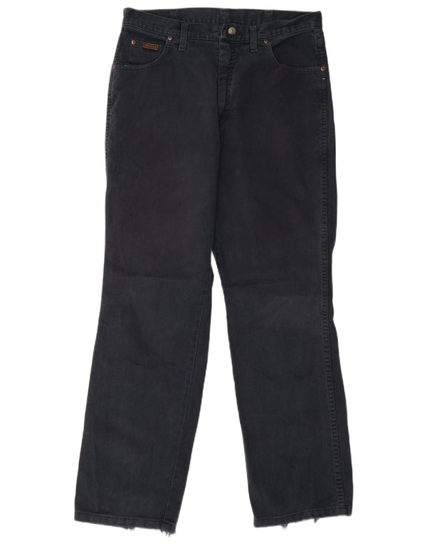 Мужские прямые повседневные брюки Wrangler Ohio W34 L32, темно-синие, хлопковые