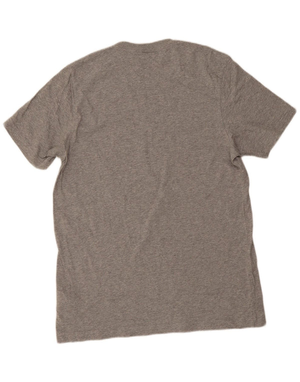 Adidas Mens Graphic T-Shirt Top Medium Grey Cotton