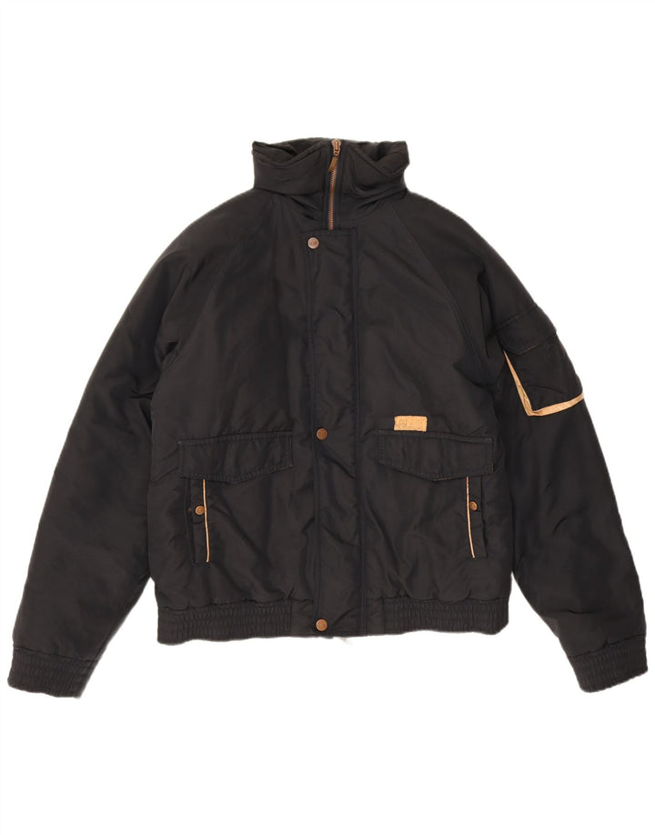 ALVIERO MARTINI Женская стеганая куртка UK 18 XL Черный