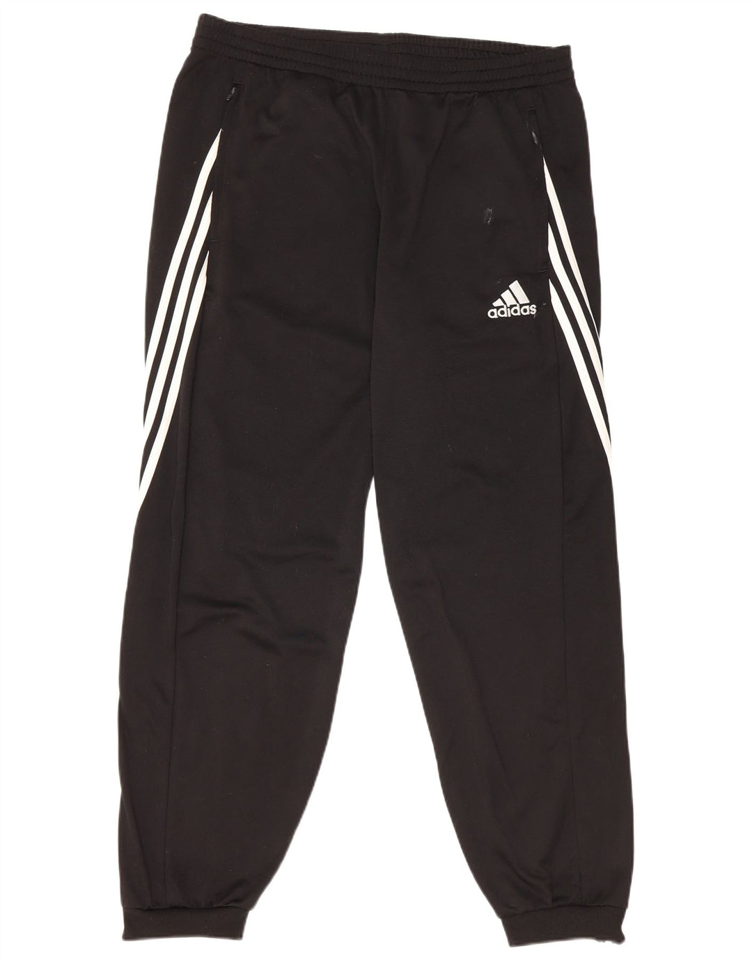 Adidas Мужские спортивные брюки Джоггеры Большой черный полиэстер