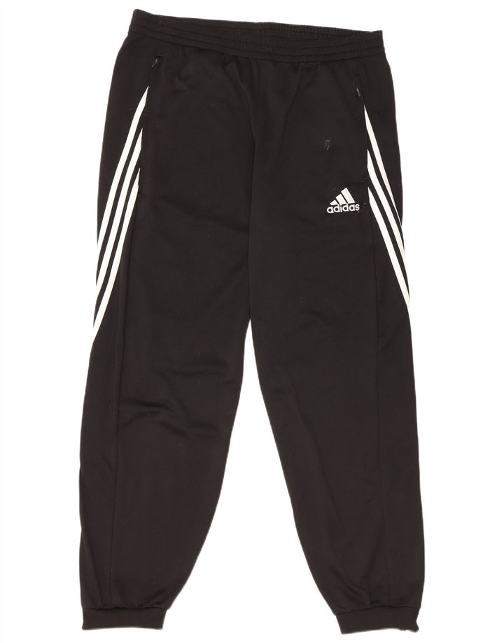 Adidas Мужские спортивные брюки Джоггеры Большой черный полиэстер