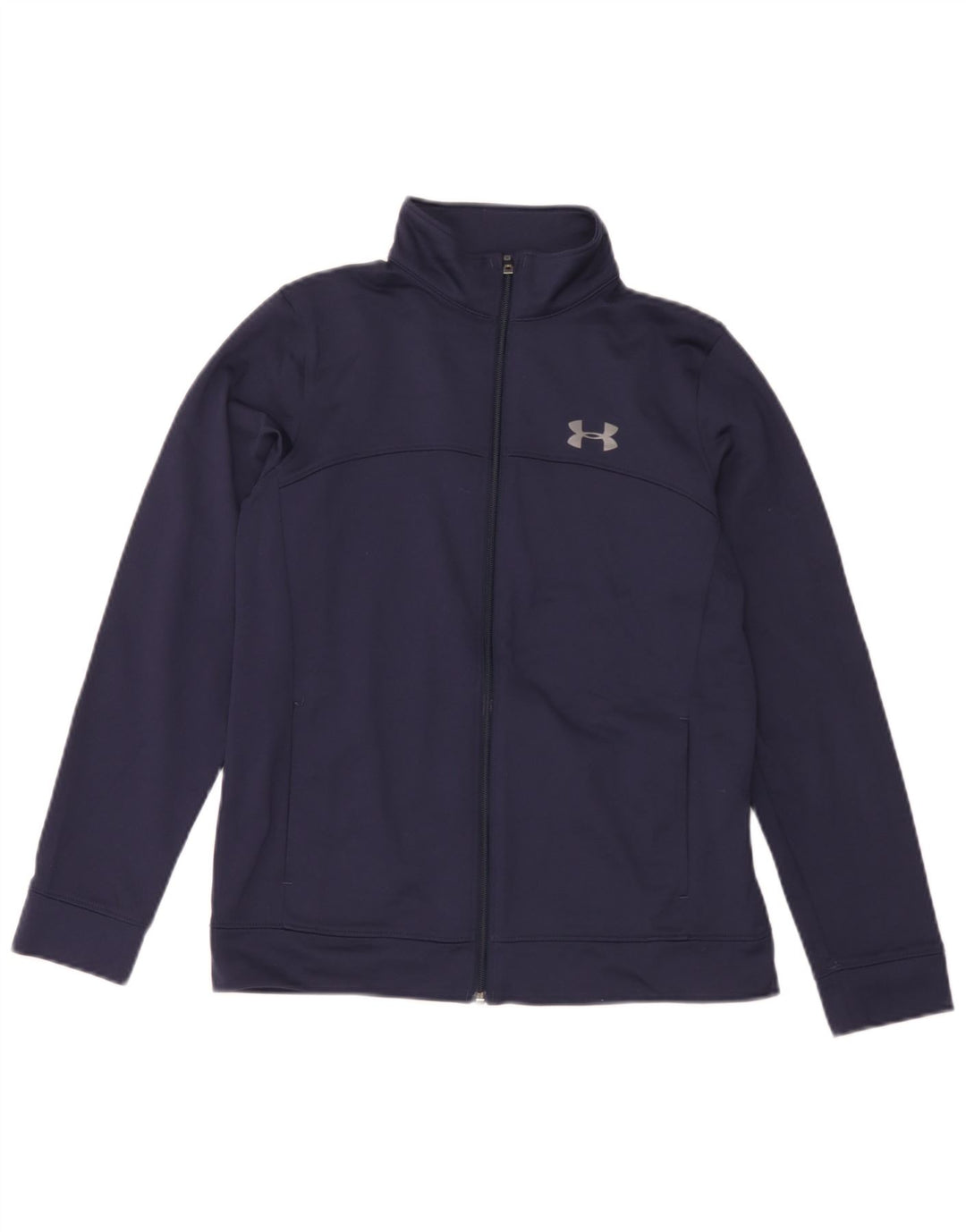 Спортивный костюм Under Armour для мальчиков, верхняя куртка 11–12 лет, большая темно-синяя