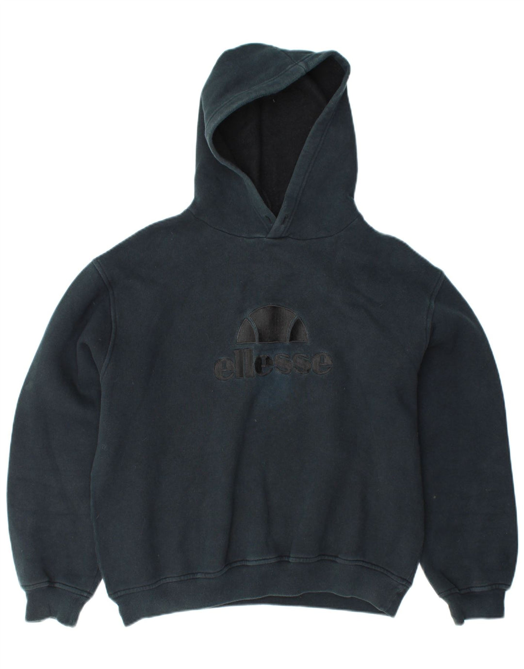 Женский джемпер с капюшоном ELLESSE UK 16, темно-синий, большой размер, хлопок