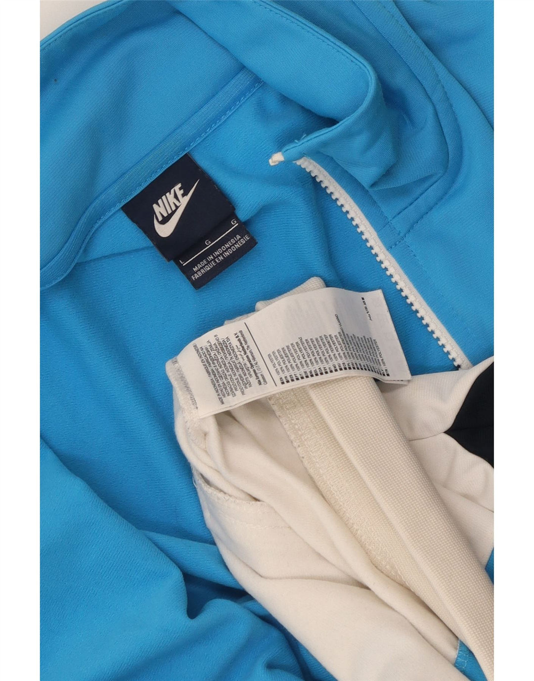 Мужская спортивная куртка NIKE, большая синяя полиэстер с цветными блоками