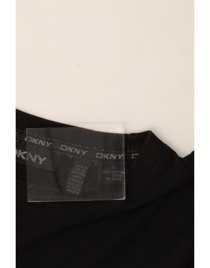 Мужская футболка DKNY, большой черный хлопок