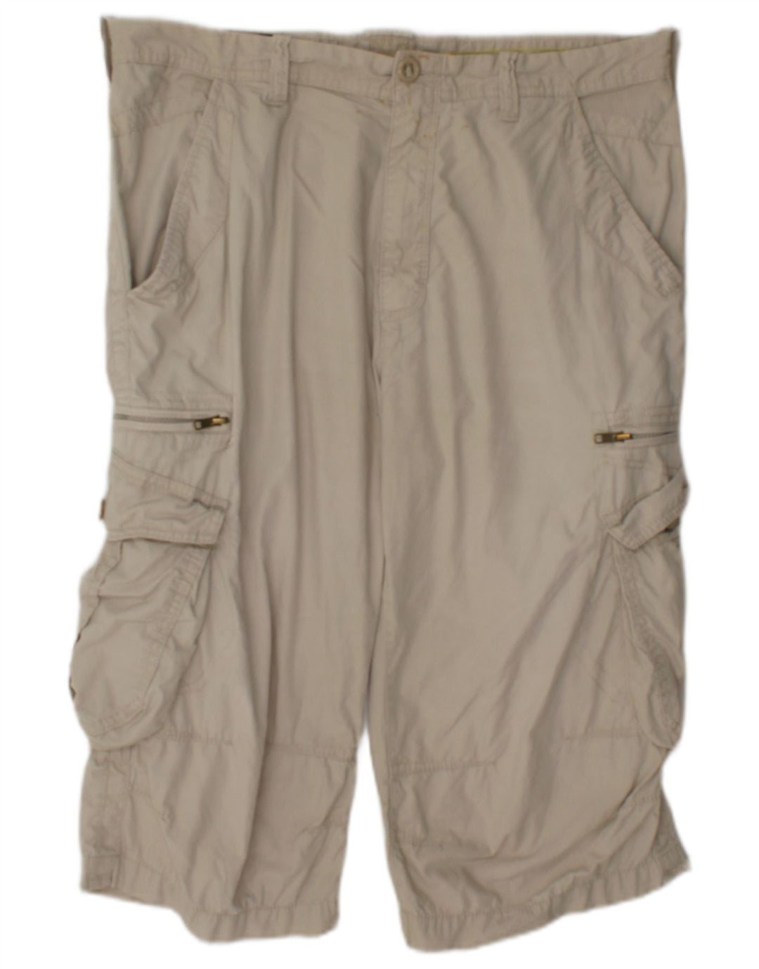 Мужские шорты карго Marks & Spencer Blue Harbour W36, большие, бежевые, хлопок