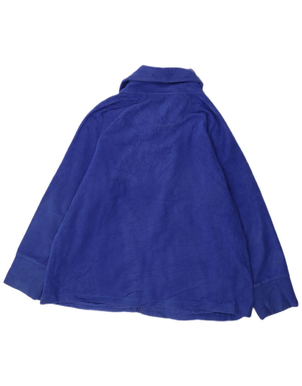 Мужская флисовая куртка CALVIN KLEIN UK 44 2XL, синяя, полиэстер