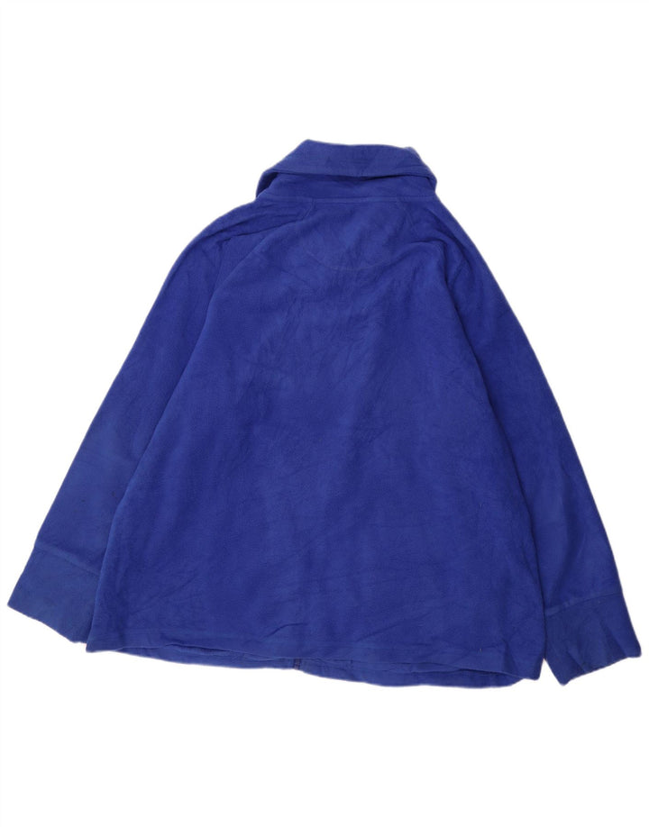 Мужская флисовая куртка CALVIN KLEIN UK 44 2XL, синяя, полиэстер