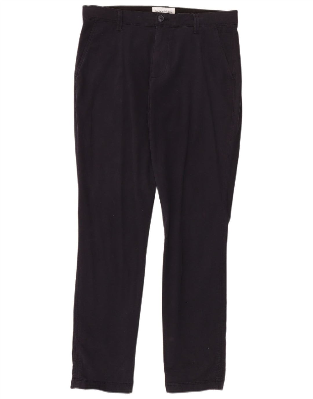 Мужские брюки-чиносы CALVIN KLEIN W31 L32 темно-синие, хлопок