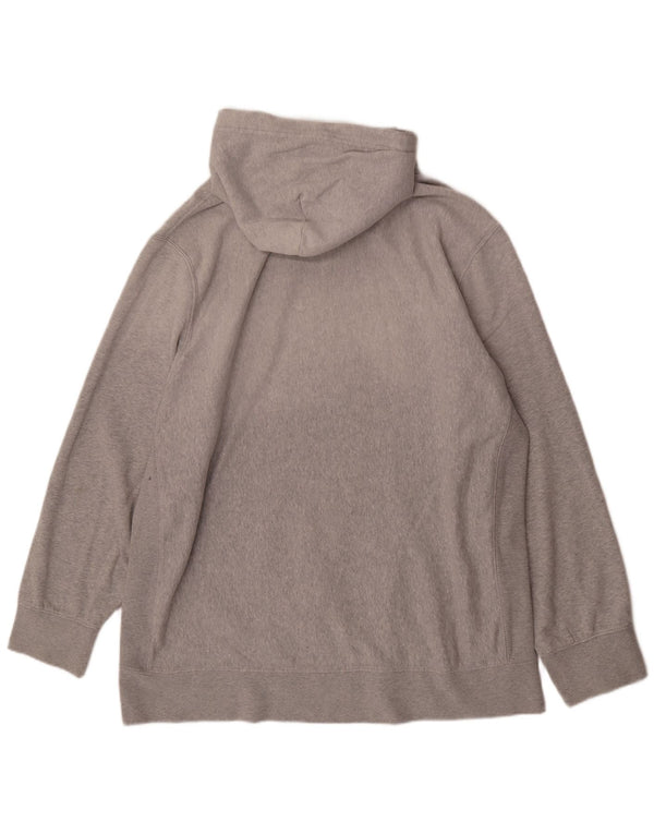 Мужской джемпер с капюшоном American Eagle с рисунком 2XL, серый хлопок