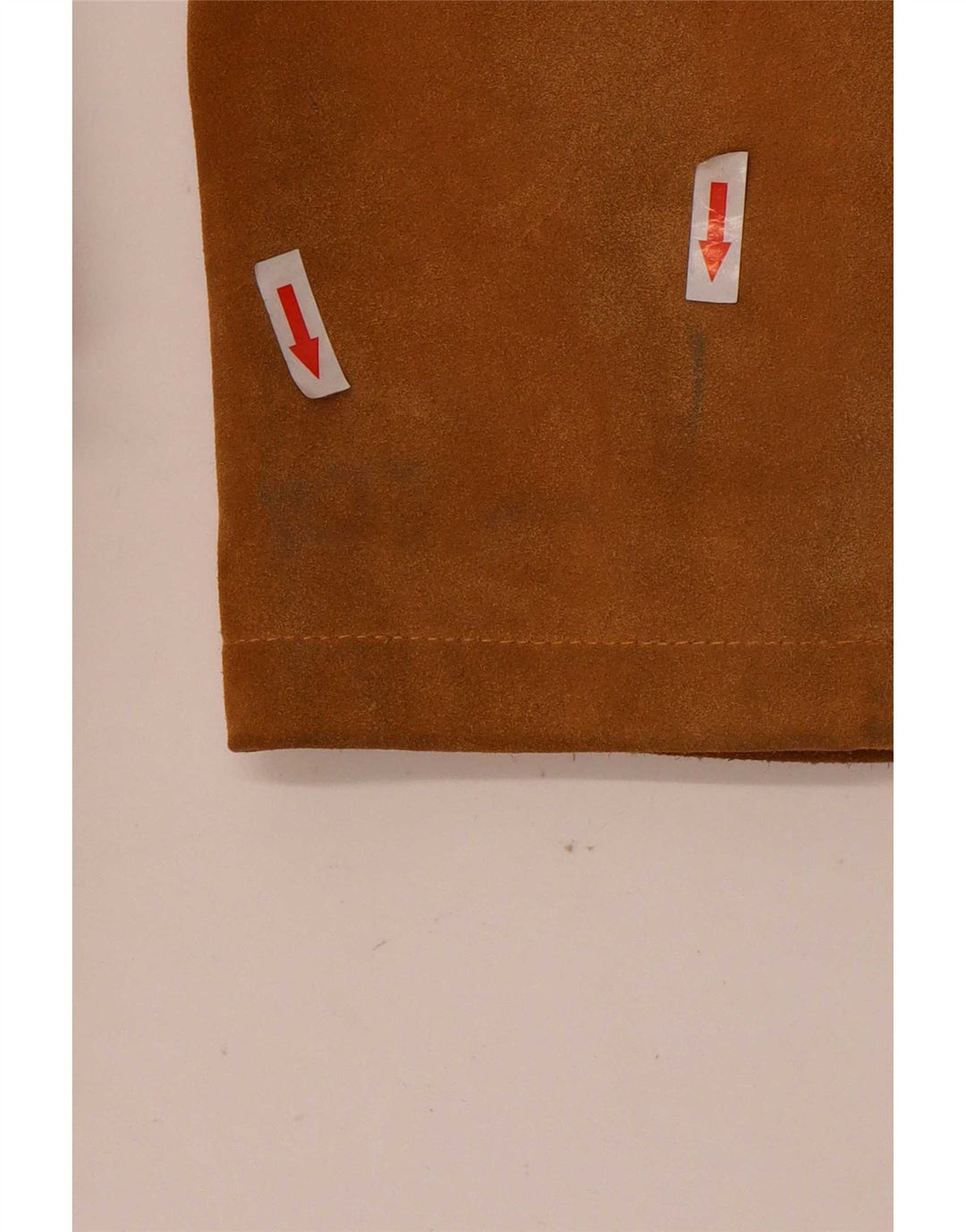 Винтажное женское замшевое пальто IT 42 Medium Beige Leather