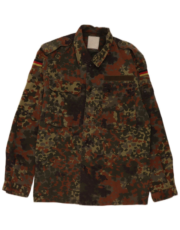 Vintage Mens Military Jacket UK 40 Large Khaki Camouflage