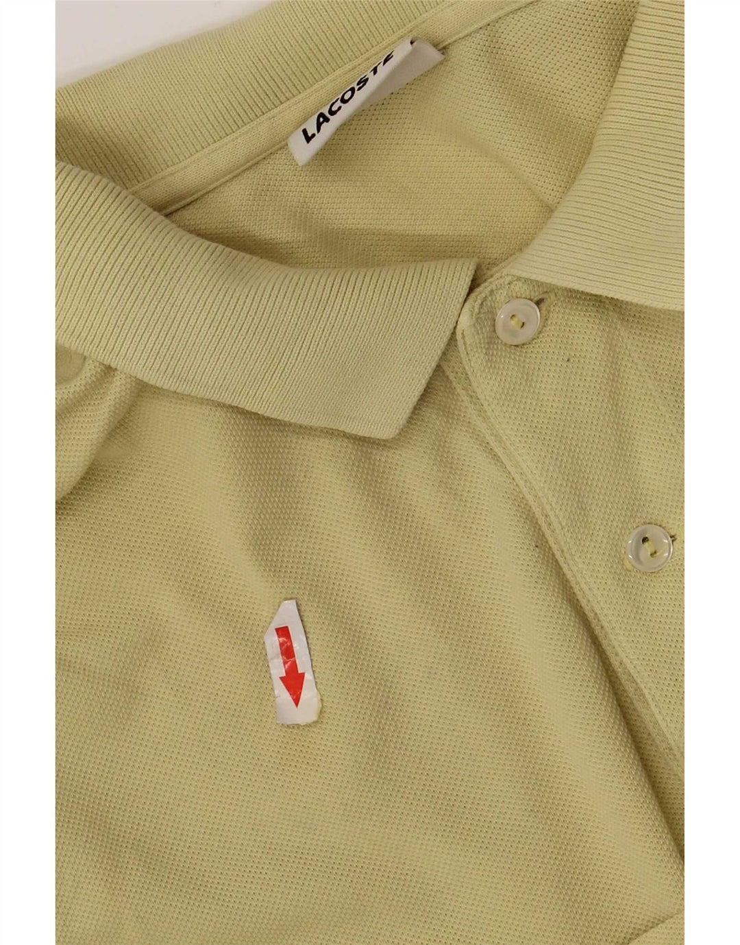 Мужская рубашка-поло стандартного кроя Lacoste, размер 4, средний желтый хлопок, хлопок
