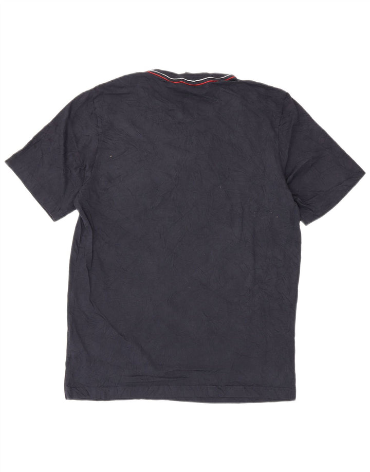 Adidas Мужская футболка с рисунком Топ среднего размера, темно-синий, хлопок