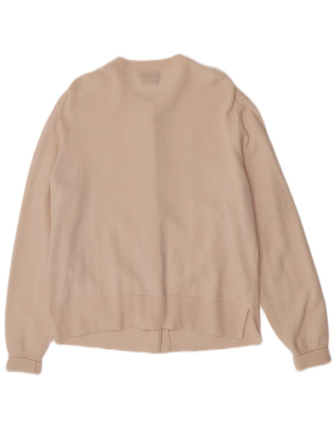 Женский кардиган Massimo Dutti UK 14, средний бежевый, шерсть