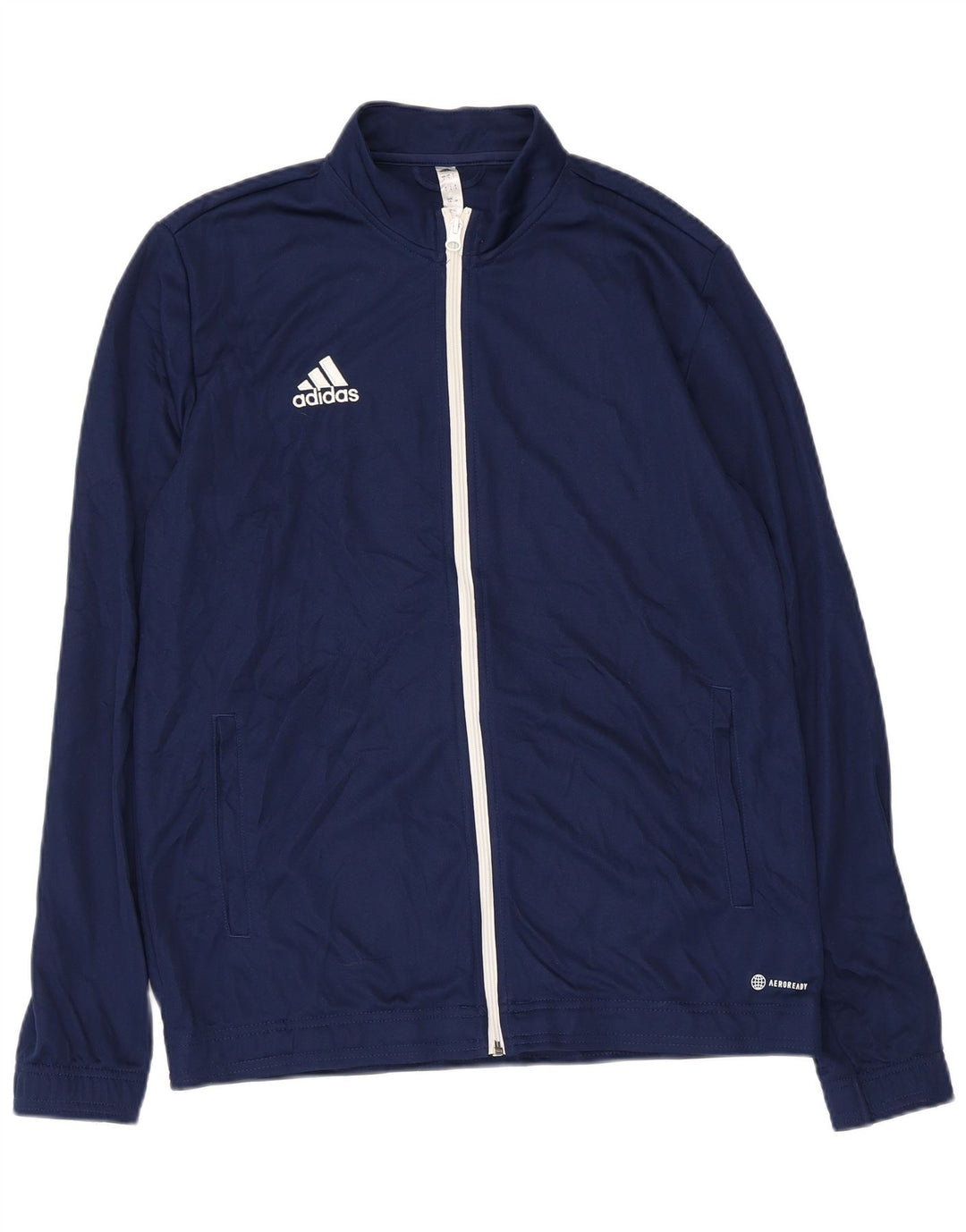 Мужской спортивный костюм Adidas Aeroready, верхняя куртка, большой темно-синий полиэстер