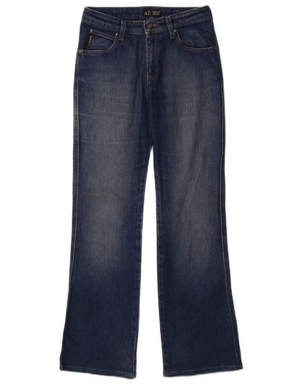 Женские джинсы Bootcut Armani W27 L29 синие, хлопок