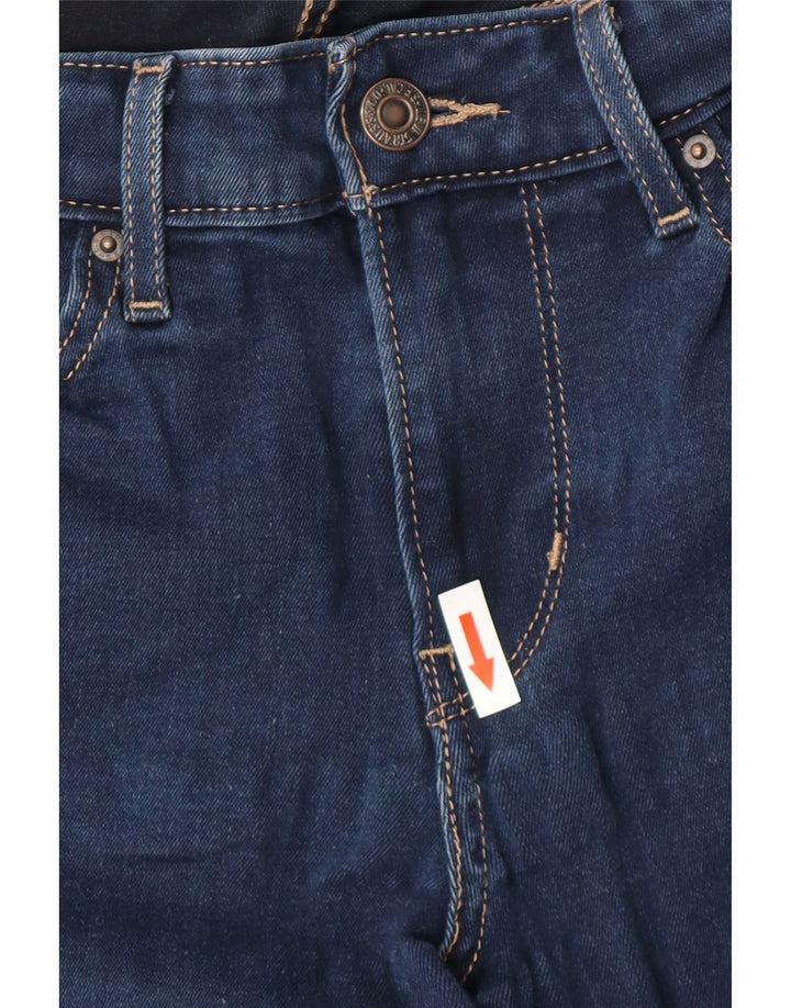 Женские джинсы скинни LEVI'S 711 W28 L30 Темно-синие, хлопок