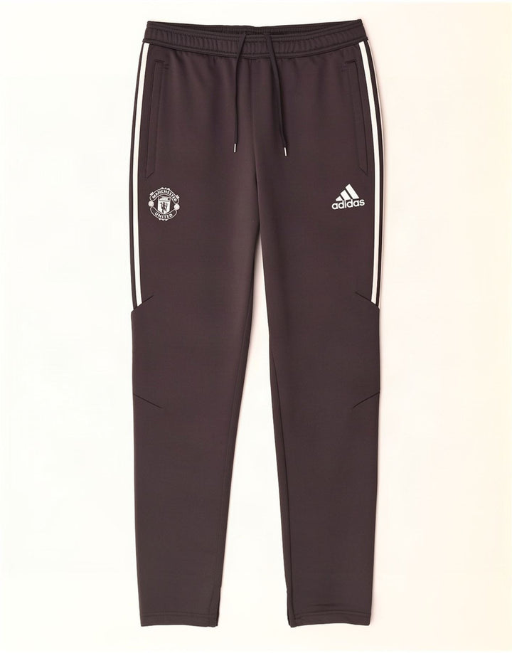Мужские спортивные брюки Adidas Manchester United из полиэстера, большие серые