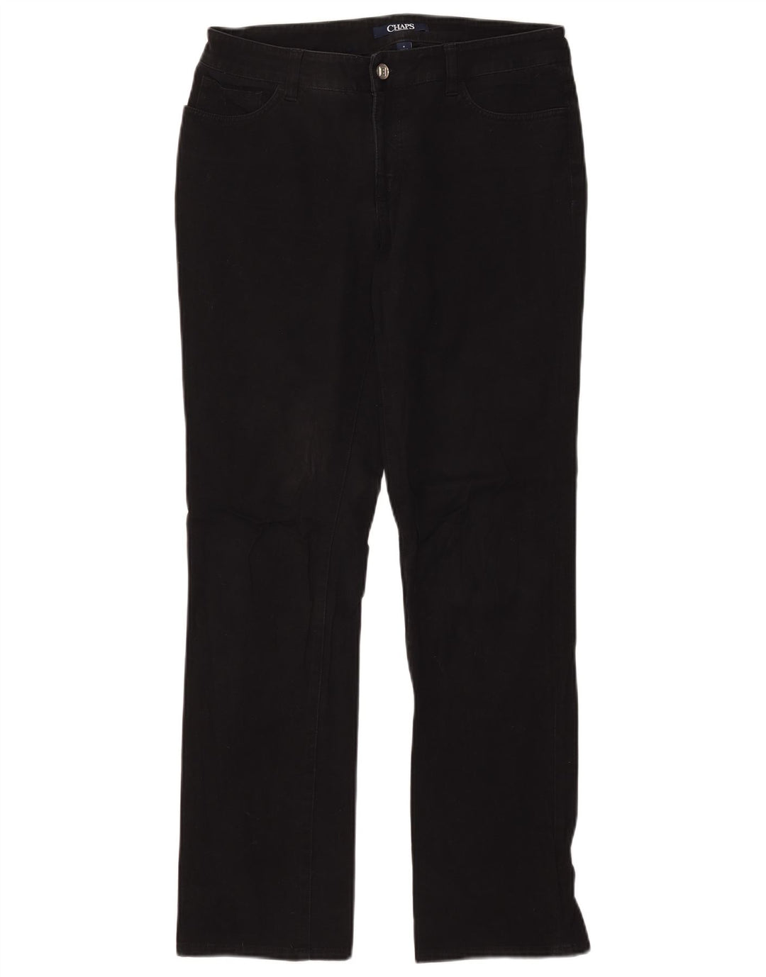 Женские прямые джинсы CHAPS US 8 Medium W32 L31, черный хлопок