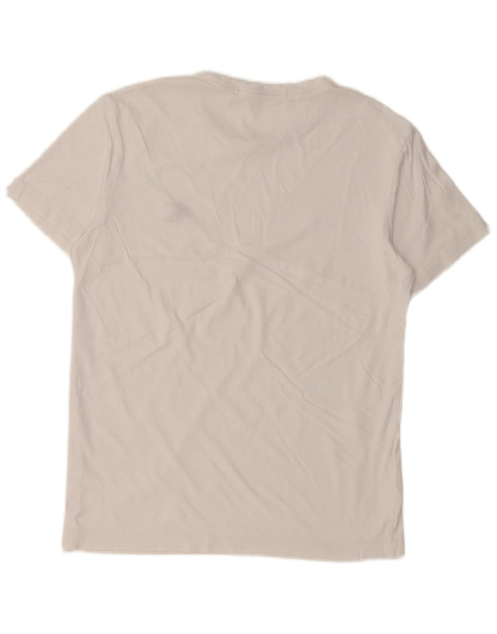 CALVIN KLEIN Женская футболка Top UK 14 Medium White