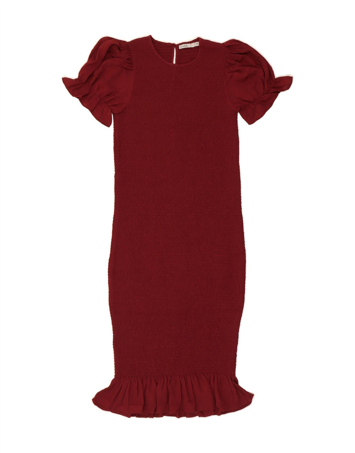 OASIS Womens Mermaid Dress UK 12 Medium  Red Vintage Oasis and Second-Hand Oasis from Messina Hembry 