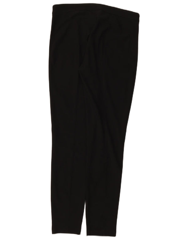 Женские повседневные брюки скинни Benetton UK 12 Medium W32 L30, черный полиэстер