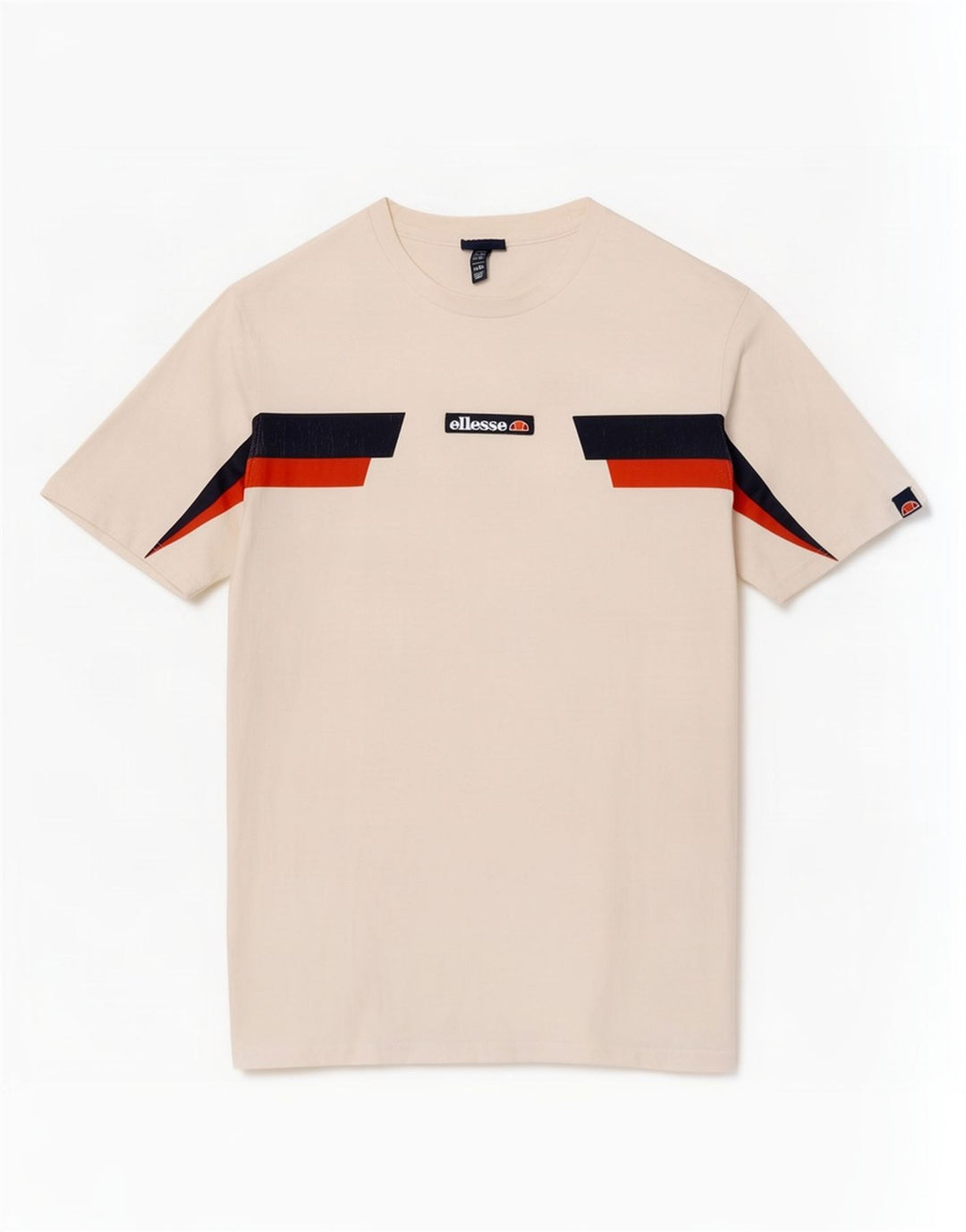 Ellesse Мужская футболка с рисунком Top XL Белая с цветными блоками