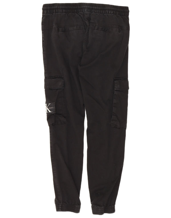 Женские брюки-карго Calvin Klein Joggers Medium W30 L28, черный хлопок