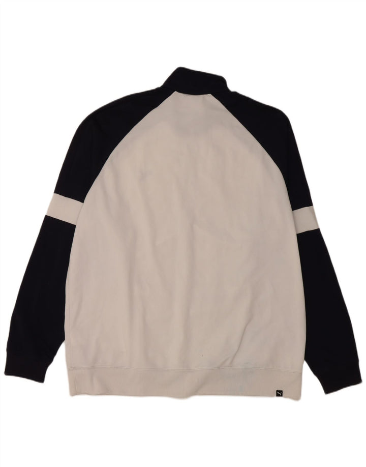 Мужской спортивный костюм PUMA Top Jacket 2XL Темно-синий Полиэстер с цветными блоками