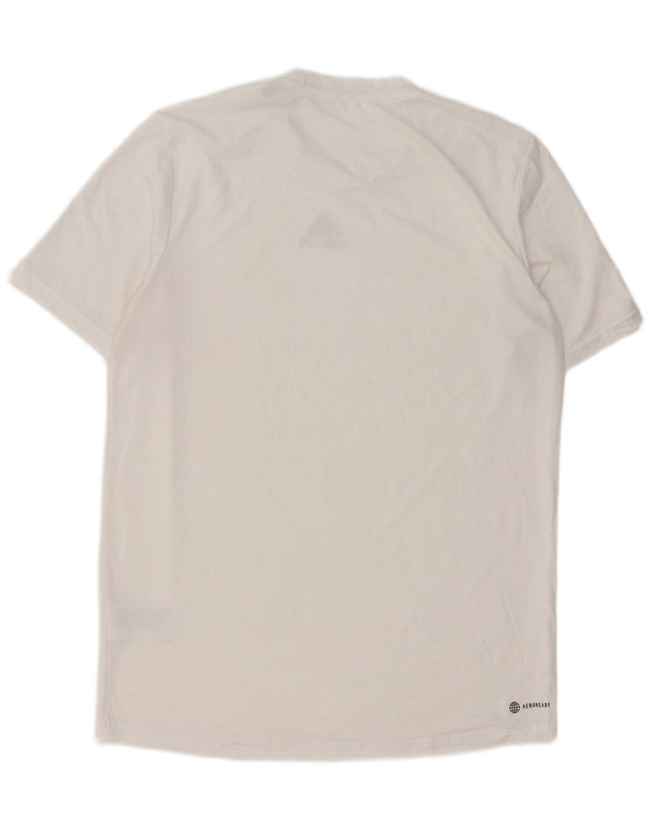 Мужская футболка Adidas Aeroready, маленький белый полиэстер