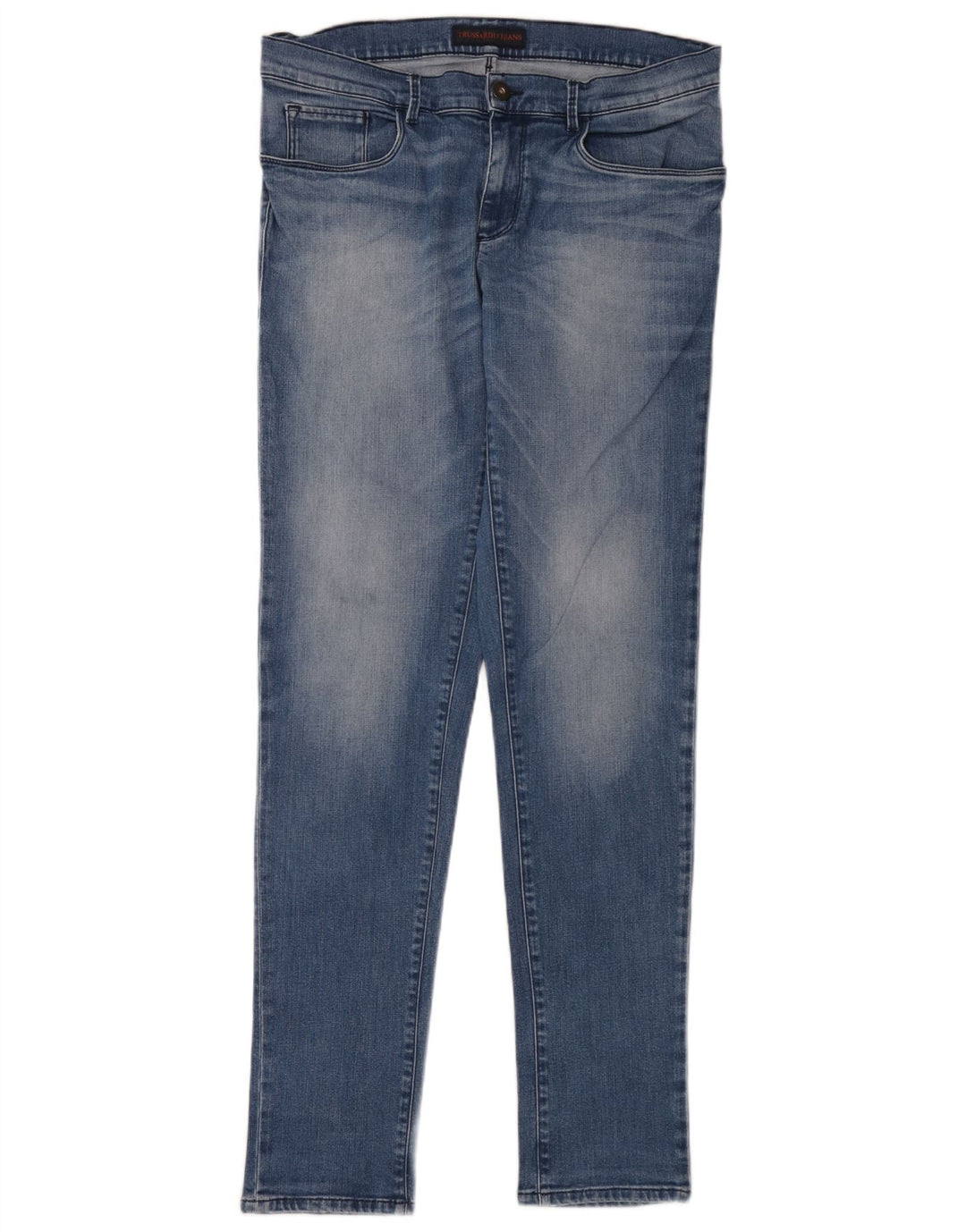 Женские джинсы скинни Trussardi W34 L35 синие
