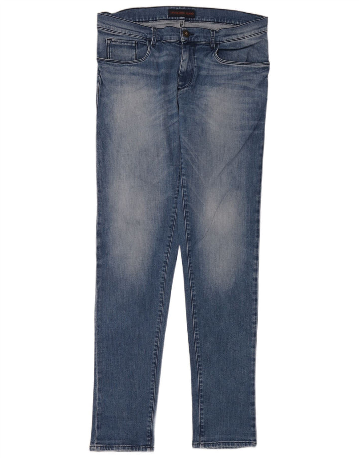 Женские джинсы скинни Trussardi W34 L35 синие