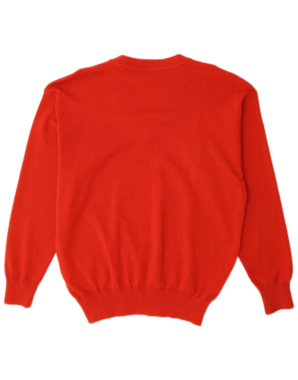 Мужской свитер Amerigo Vespucci с v-образным вырезом XL, красная шерсть