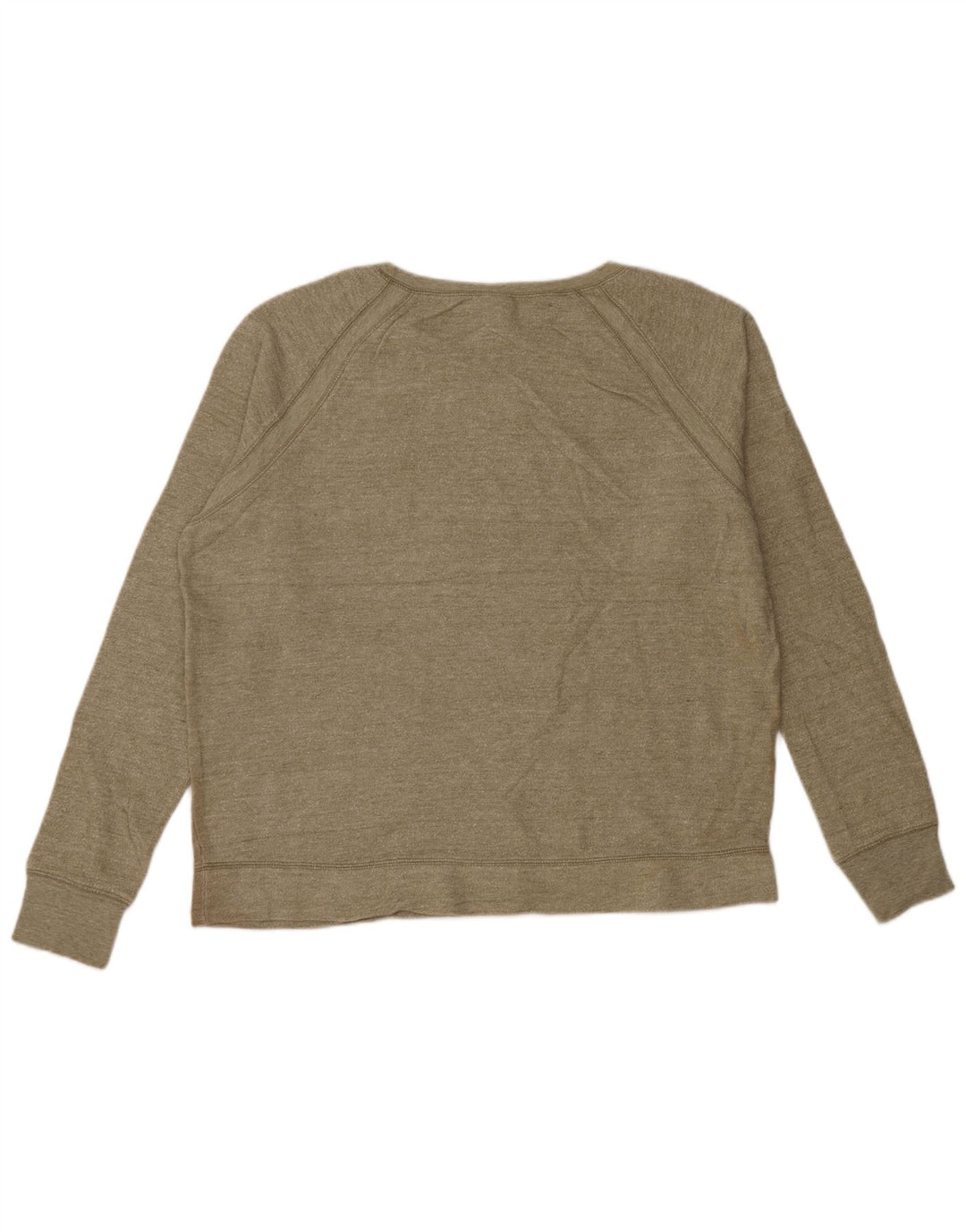 Женский свитер оверсайз Reebok UK 18 XL, хлопок с крапинками цвета хаки