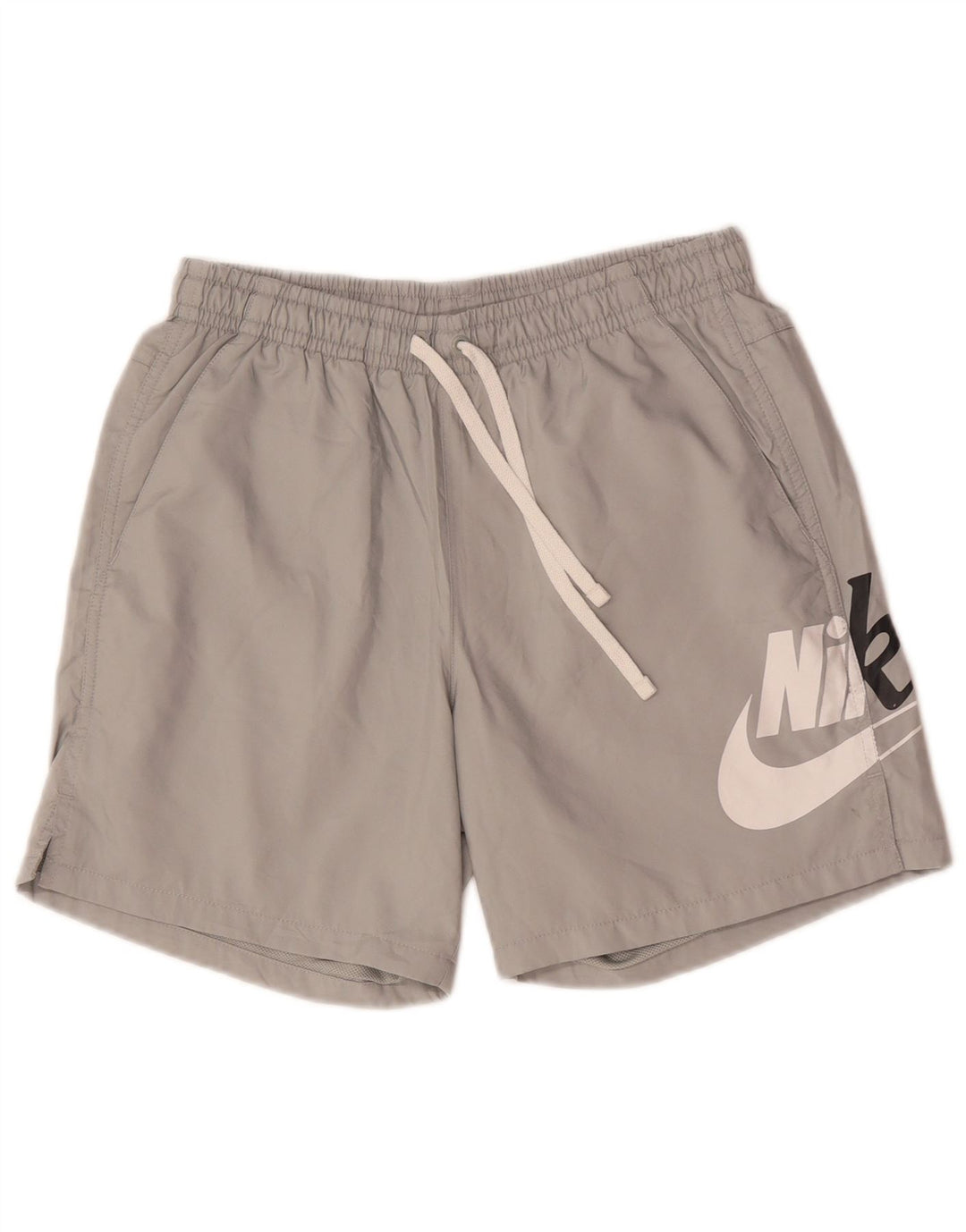 Мужские шорты для плавания Nike с рисунком, маленькие серые, полиэстер