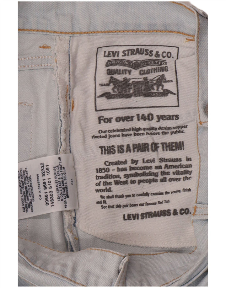 Женская джинсовая юбка Levi's W32, большая синяя, хлопок