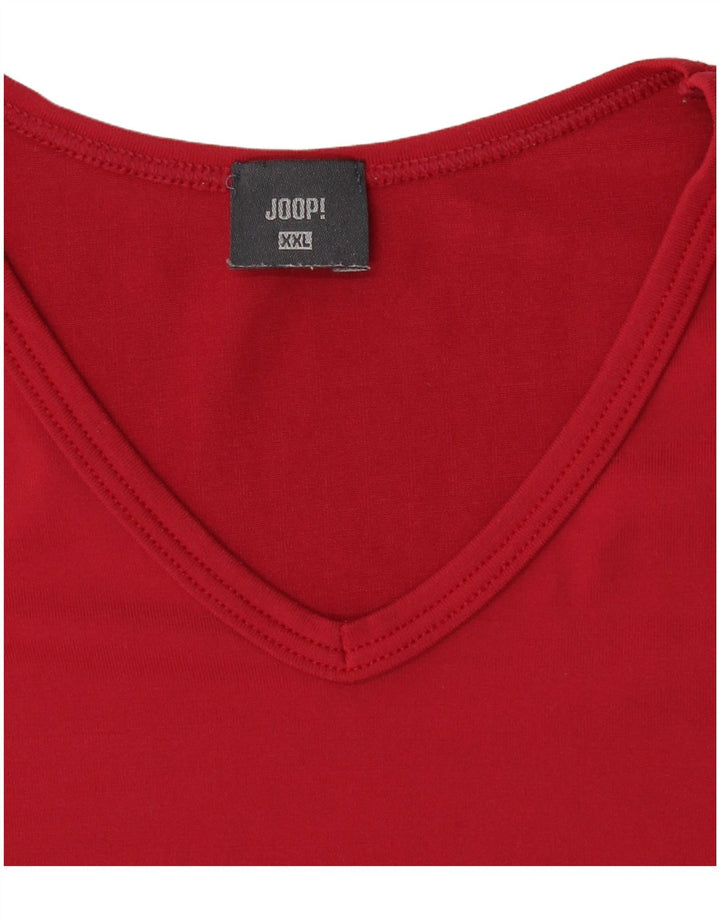 Женская футболка JOOP Top UK 20 2XL Красная
