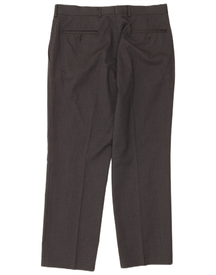 Мужской костюм-двойка стрейч с 2 пуговицами Ted Baker, Великобритания 42 XL W36 L30, серая шерсть