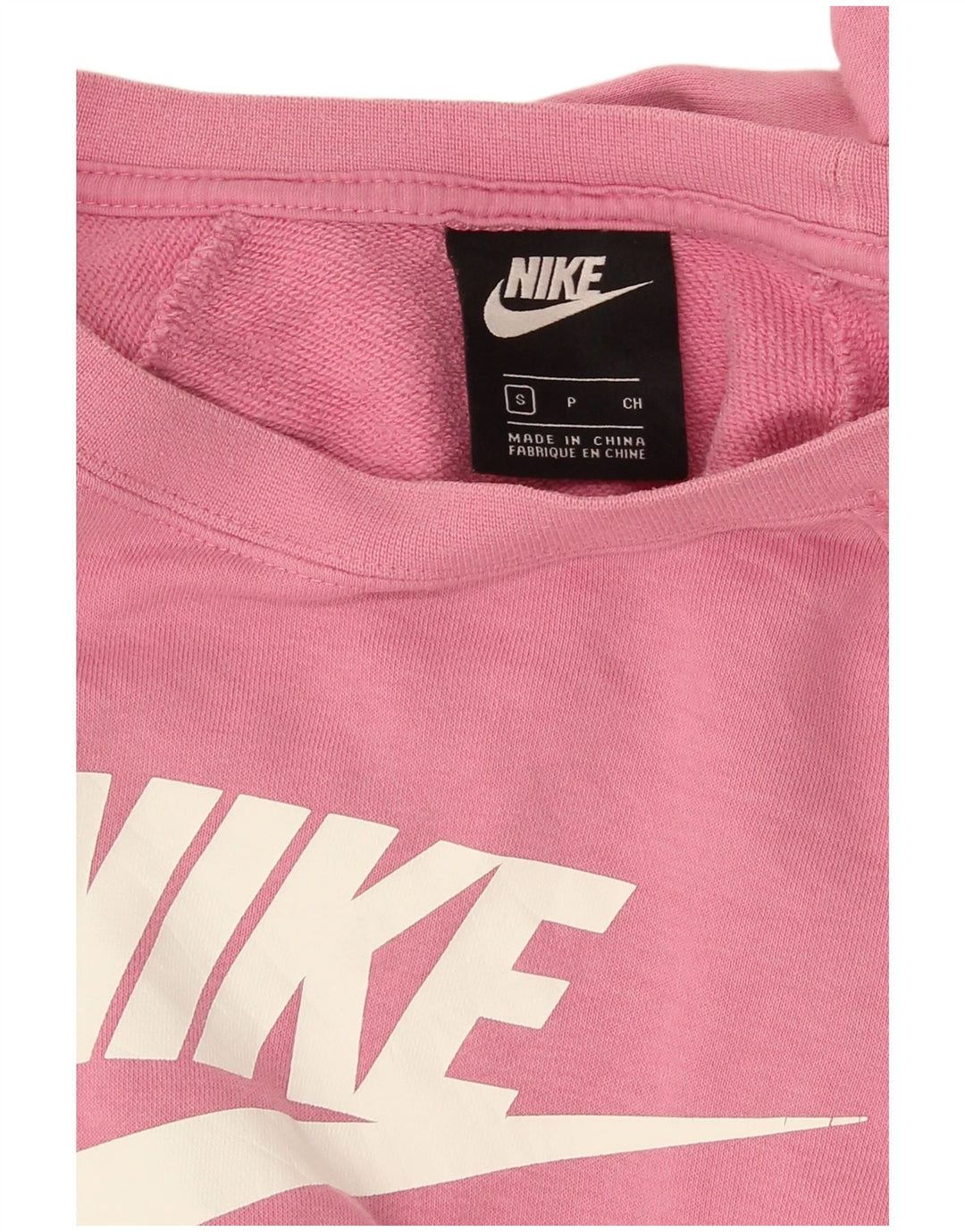 Женский свитер с рисунком Nike UK 10, маленький розовый