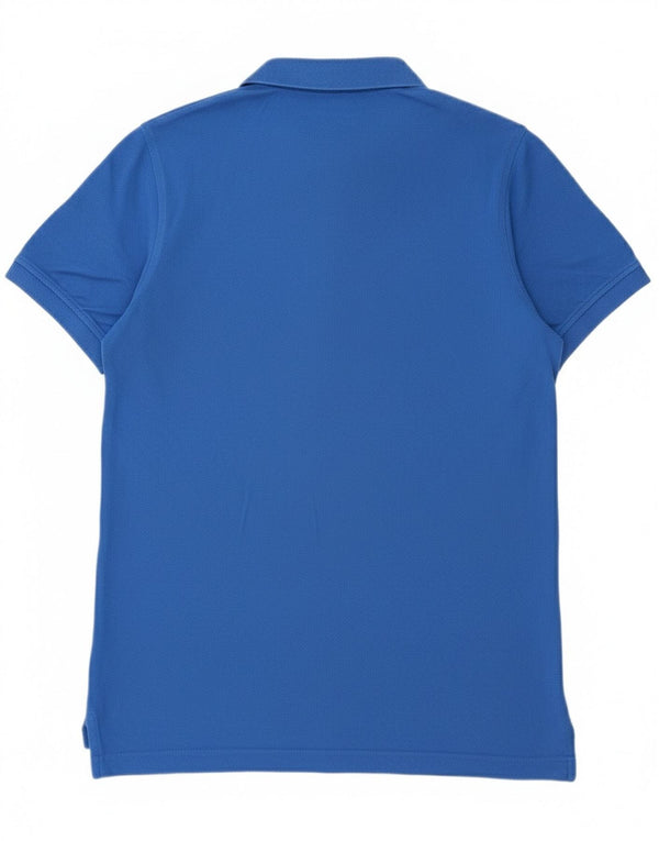 Мужская рубашка-поло приталенного кроя Tommy Hilfiger, большой синий хлопок