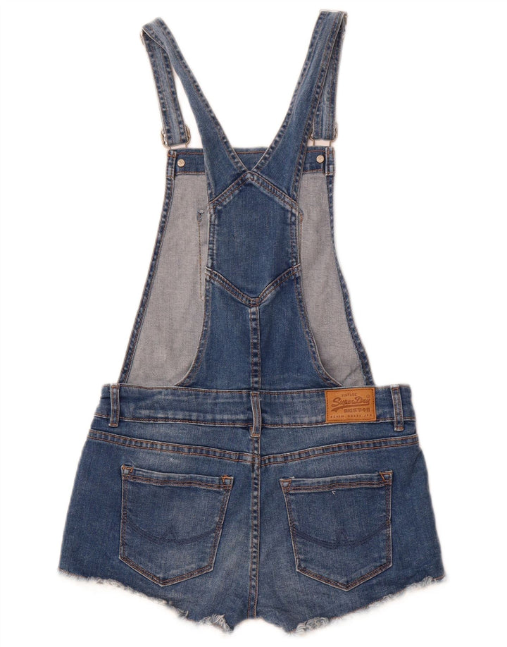 Женские джинсовые комбинезоны SUPERDRY, Великобритания, 8, маленькие, W28, синие, хлопок