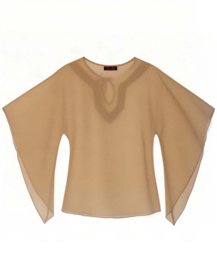 Женский топ Escandelle Batwing See Through UK 12, средний бежевый полиэстер